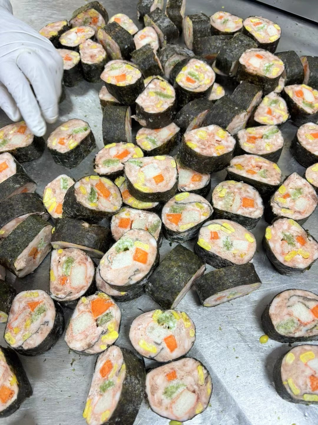 紫菜蟹柳粟米卷