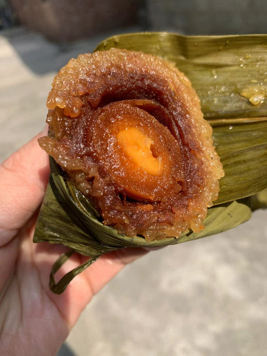 蛋黃豆沙粽