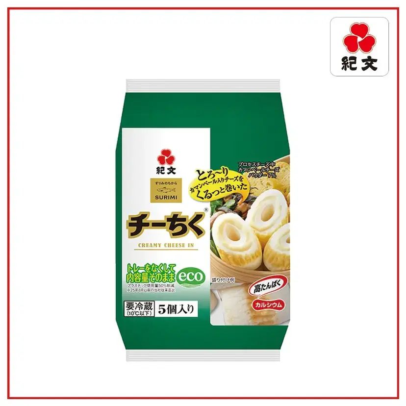 紀文 - 日本芝士獅子狗卷 85g (急凍-18°C)