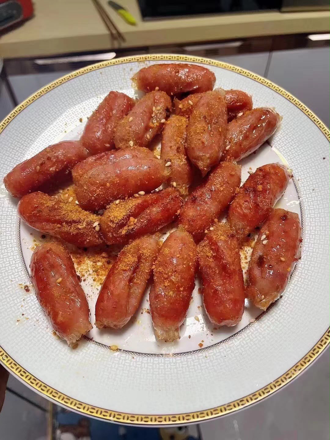 台式黑椒鮮肉一口腸 150g